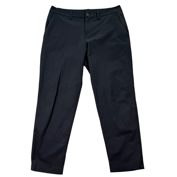 Lululemon ABC Pants Slim Fit Warpstreme Grey Commuter‎ Mens 34x28 Preppy Casual - Picture 1 of 8